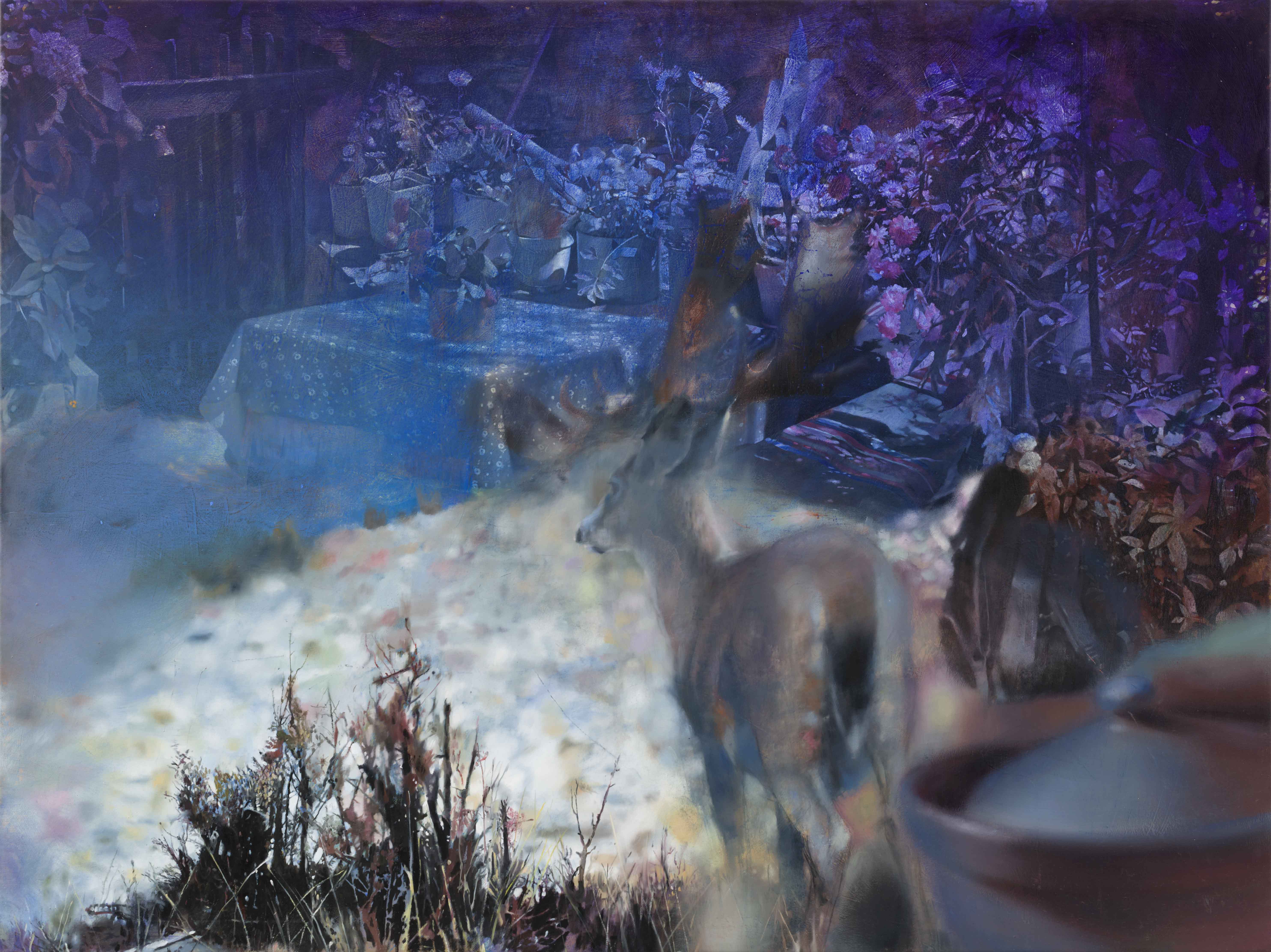 Blue courtyard, 2016